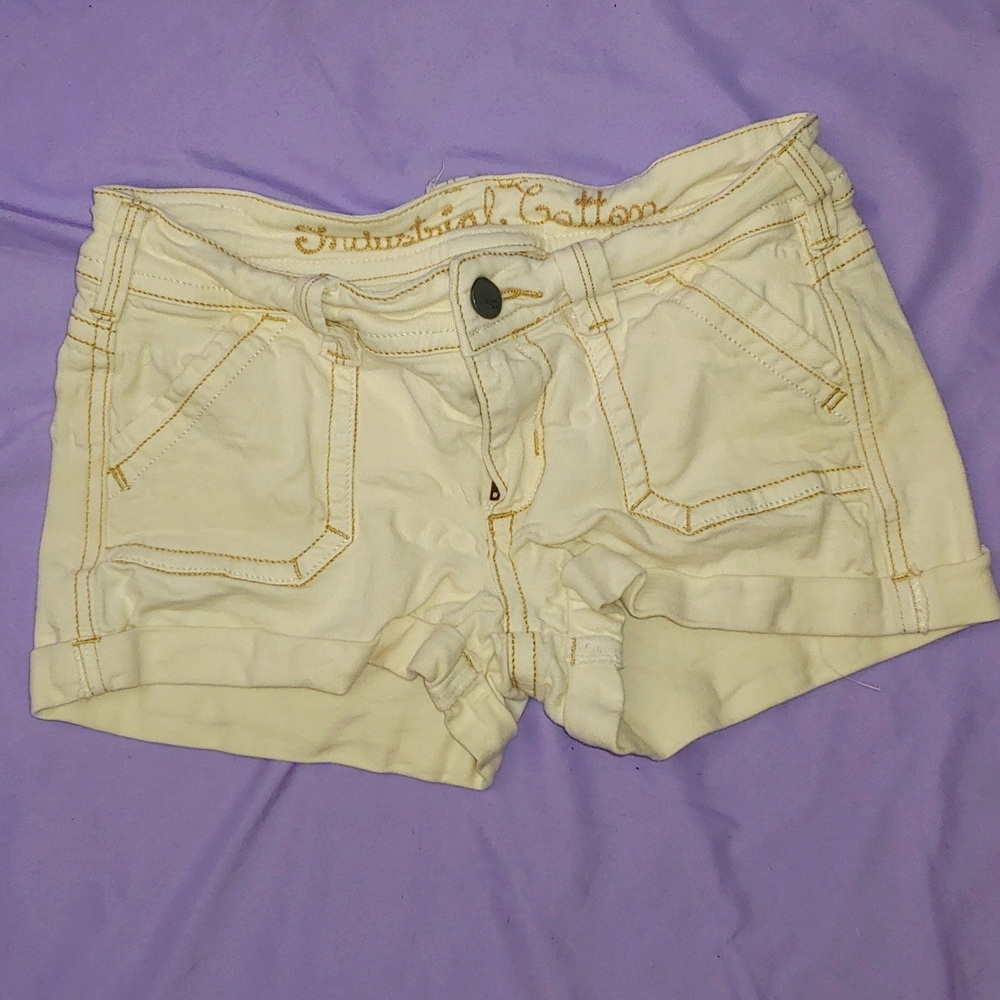 EUC INDUSTRIAL COTTON SIZE 5 JEAN SHORTS